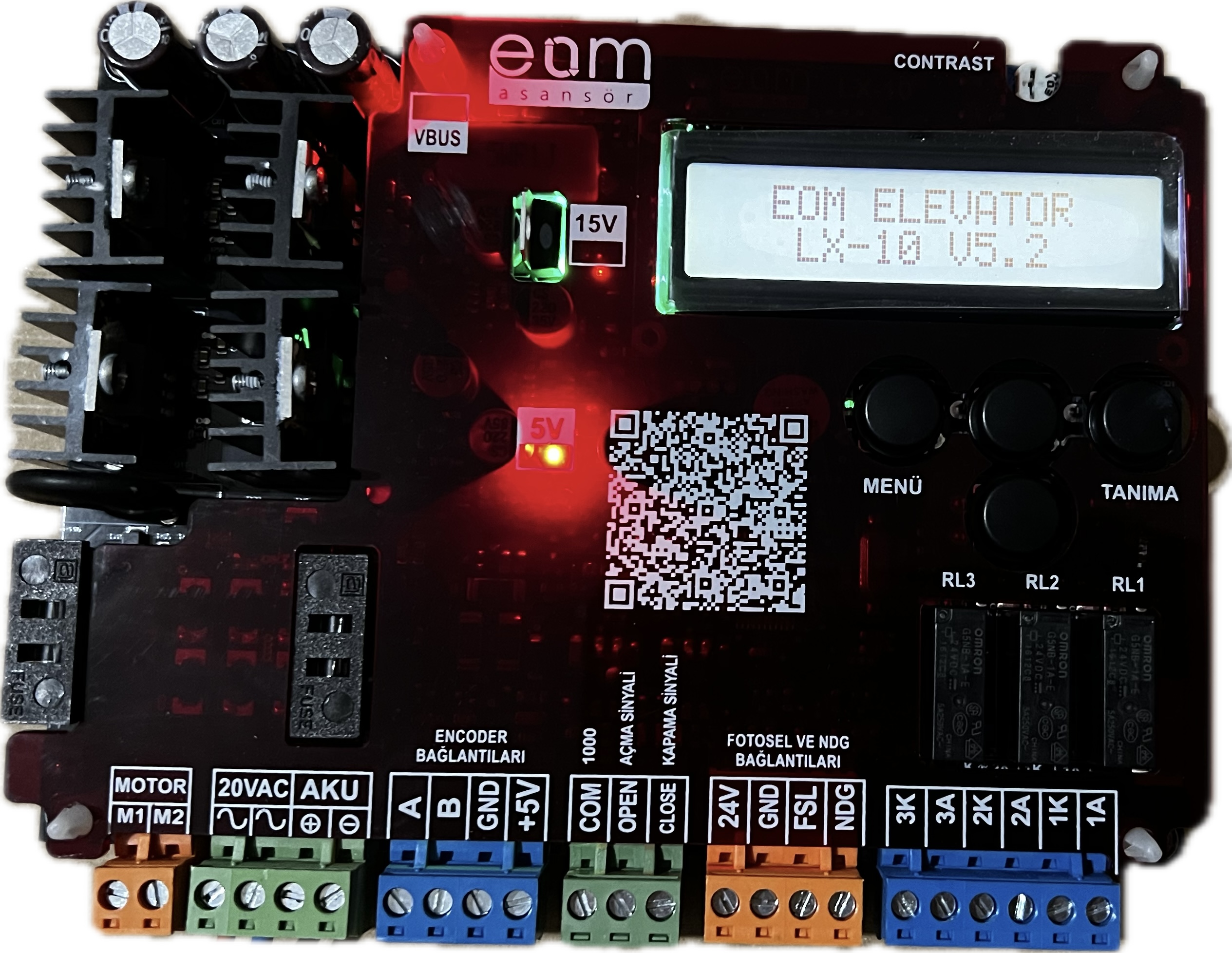 LX-10 DC Kapı Kontrol Kartı